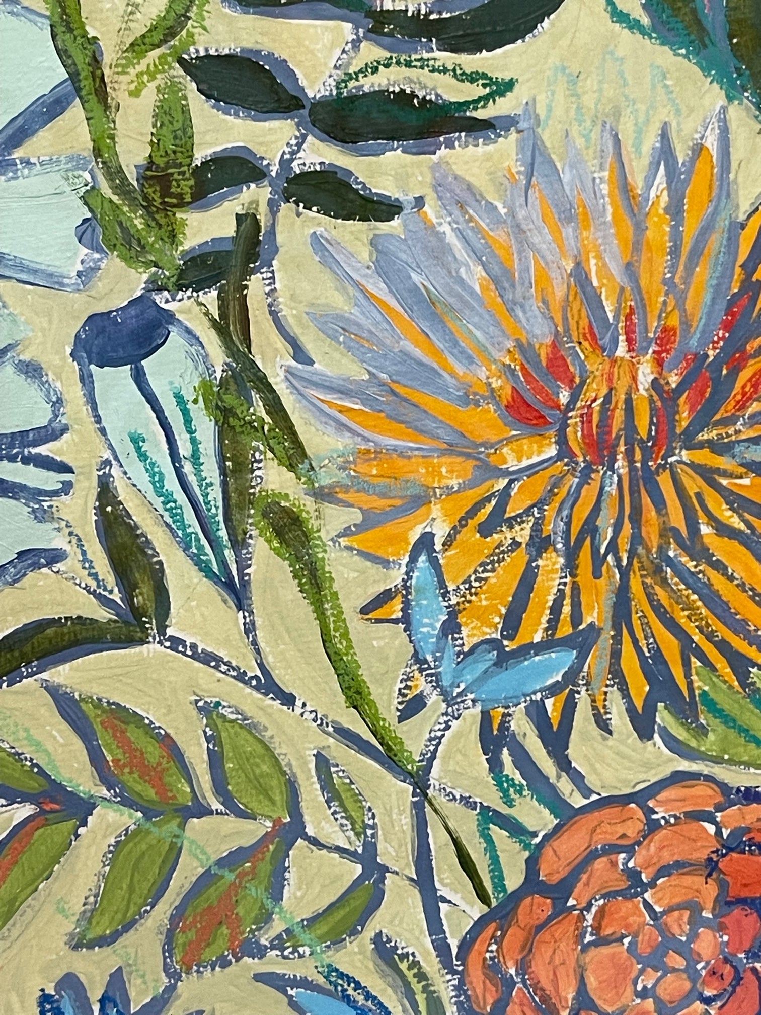 Lion in the Garden