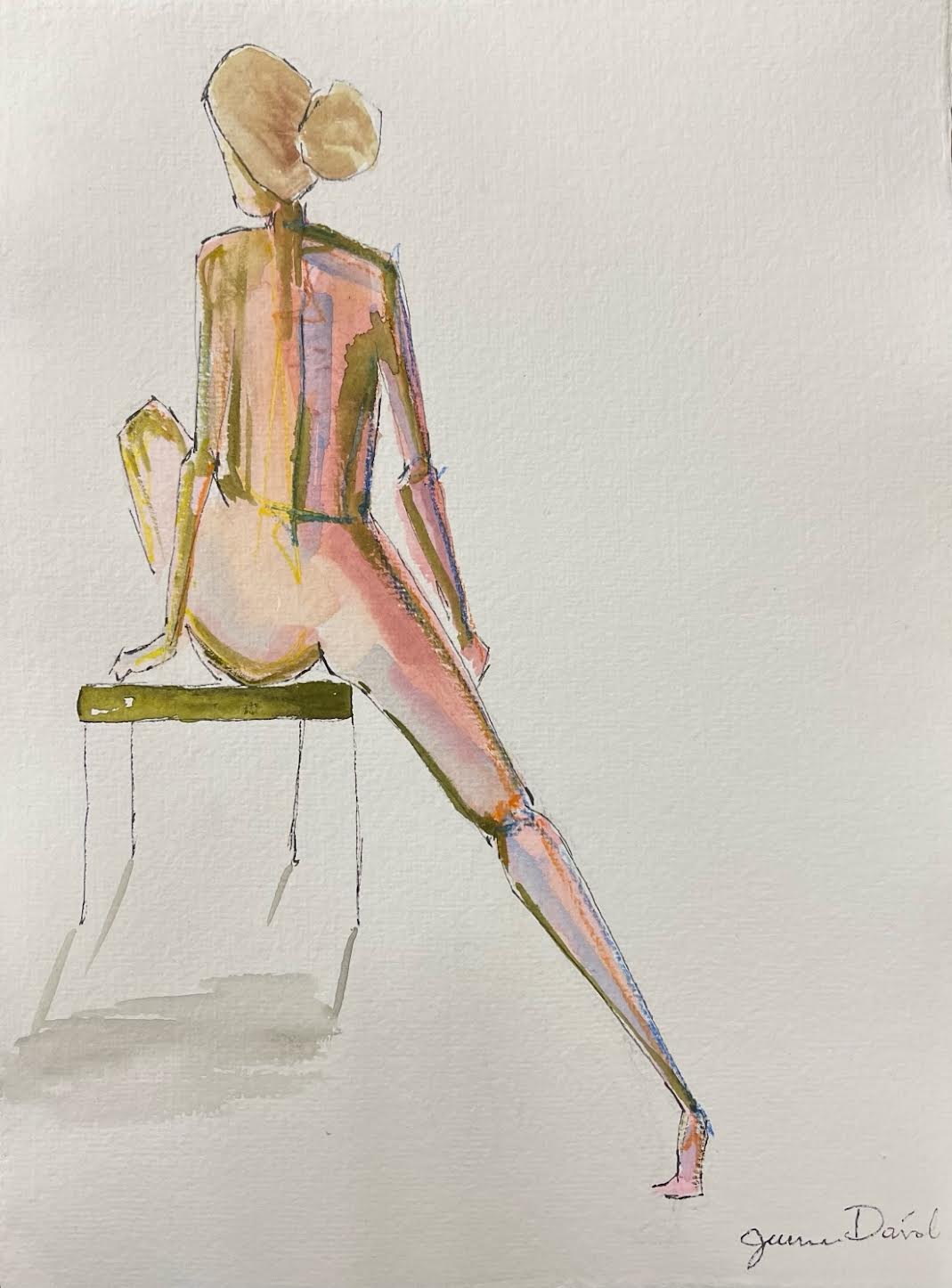 Green Chair Pose I