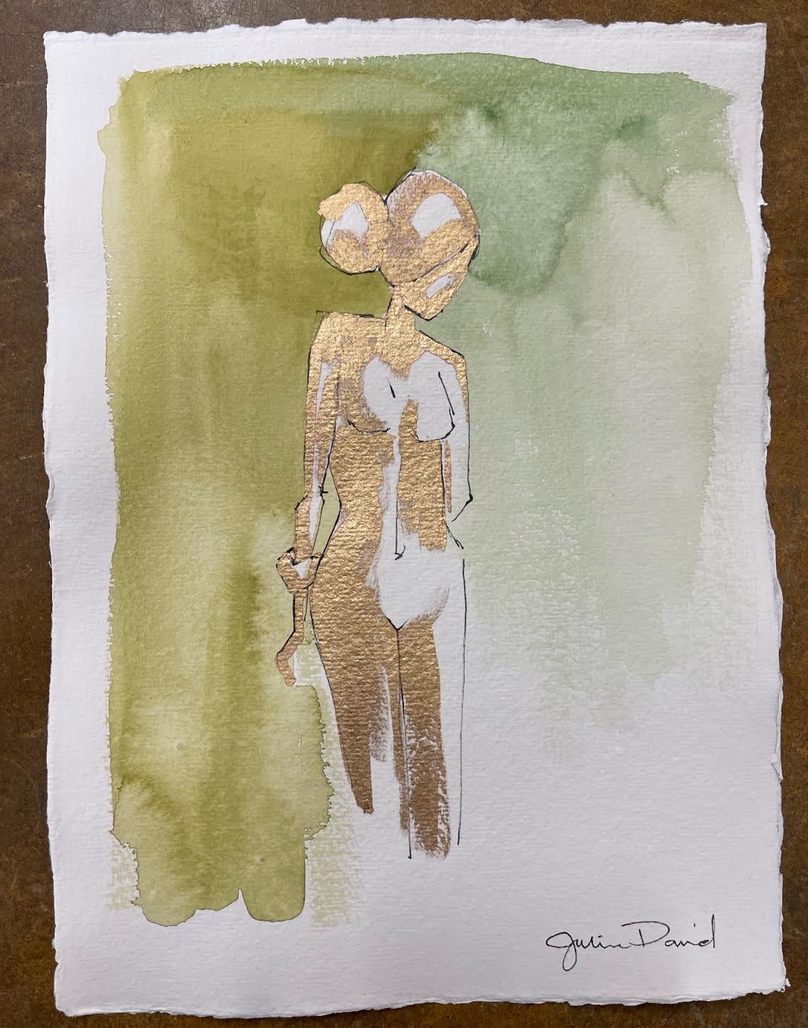 Green and Gold leaf
